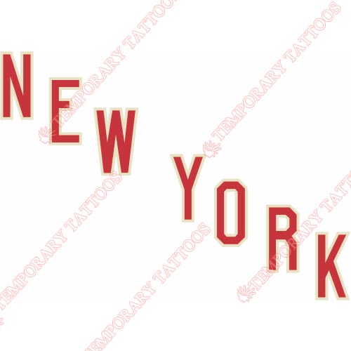New York Rangers Customize Temporary Tattoos Stickers NO.238